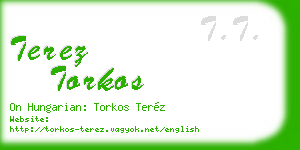 terez torkos business card